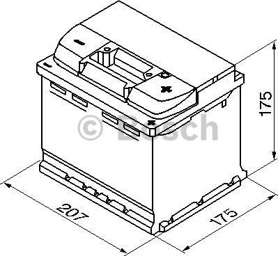 BOSCH 0 092 S50 010 - Стартерная аккумуляторная батарея, АКБ parts5.com