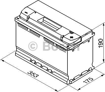 BOSCH 0 092 S50 130 - Стартерная аккумуляторная батарея, АКБ parts5.com