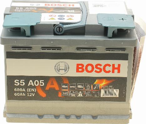 BOSCH 0 092 S5A 050 - Стартерная аккумуляторная батарея, АКБ parts5.com