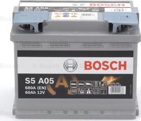 BOSCH 0 092 S5A 050 - Стартерная аккумуляторная батарея, АКБ parts5.com