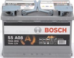 BOSCH 0 092 S5A 080 - Стартерная аккумуляторная батарея, АКБ parts5.com