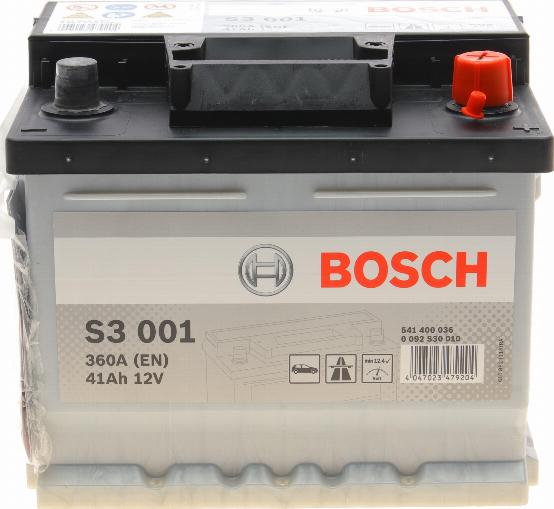 BOSCH 0 092 S30 010 - Стартерная аккумуляторная батарея, АКБ parts5.com