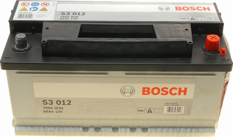 BOSCH 0 092 S30 120 - Batería de arranque parts5.com