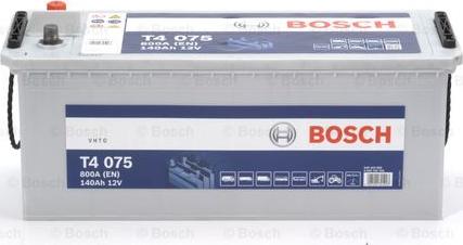 BOSCH 0 092 T40 750 - Стартерная аккумуляторная батарея, АКБ parts5.com