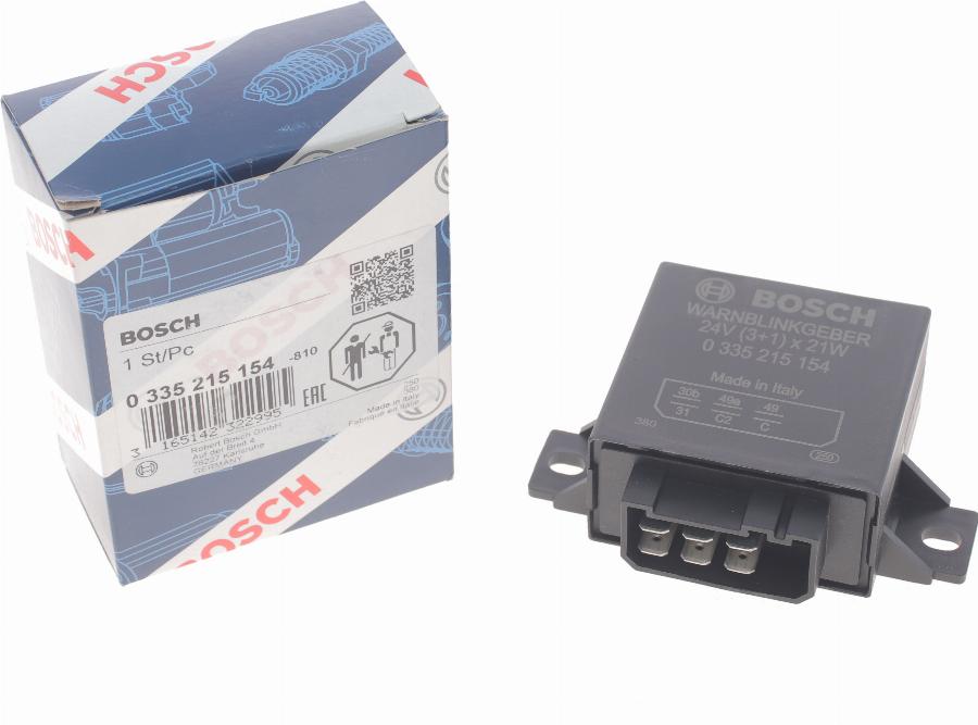 BOSCH 0 335 215 154 - Прерыватель указателей поворота parts5.com