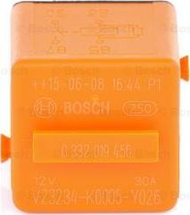 BOSCH 0 332 019 456 - Реле, рабочий ток parts5.com