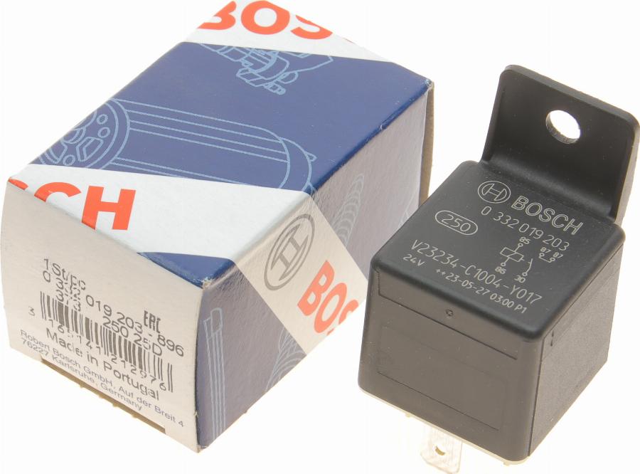 BOSCH 0 332 019 203 - Реле, рабочий ток parts5.com