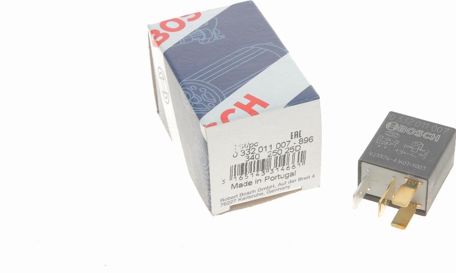 BOSCH 0 332 011 007 - Прерыватель указателей поворота parts5.com