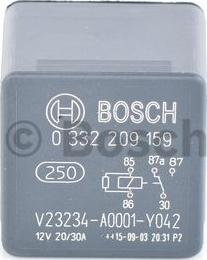 BOSCH 0 332 209 159 - Реле, рабочий ток parts5.com