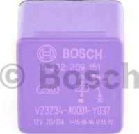 BOSCH 0 332 209 151 - Реле, рабочий ток parts5.com