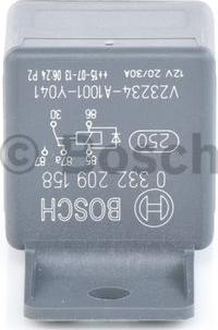 BOSCH 0 332 209 158 - Реле, рабочий ток parts5.com