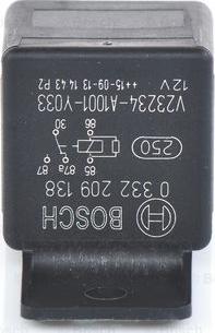 BOSCH 0 332 209 138 - Реле, рабочий ток parts5.com