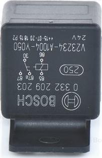 BOSCH 0 332 209 203 - Реле, рабочий ток parts5.com