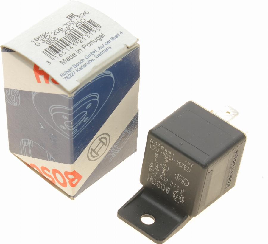 BOSCH 0 332 209 203 - Реле, рабочий ток parts5.com