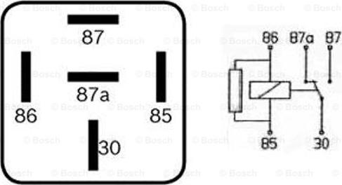 BOSCH 0 332 209 202 - Реле, рабочий ток parts5.com