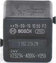 BOSCH 0 332 209 216 - Реле, звуковой сигнал parts5.com