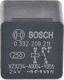 BOSCH 0 332 209 211 - Многофункциональное реле parts5.com