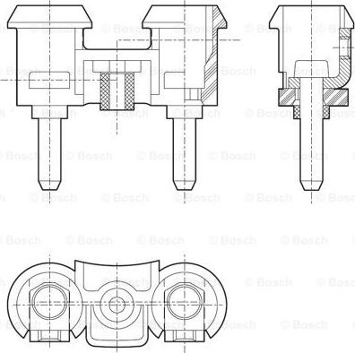 BOSCH 0 320 226 008 - Звуковой сигнал parts5.com