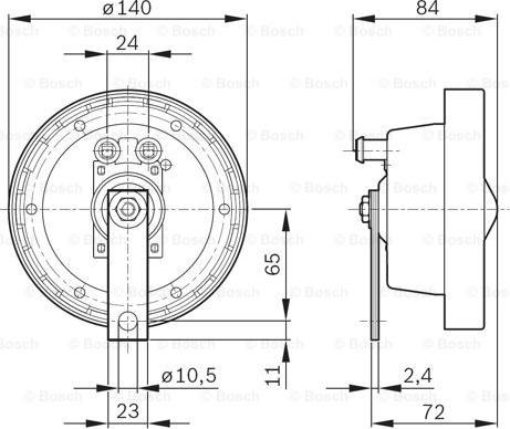 BOSCH 0 320 226 002 - Звуковой сигнал parts5.com