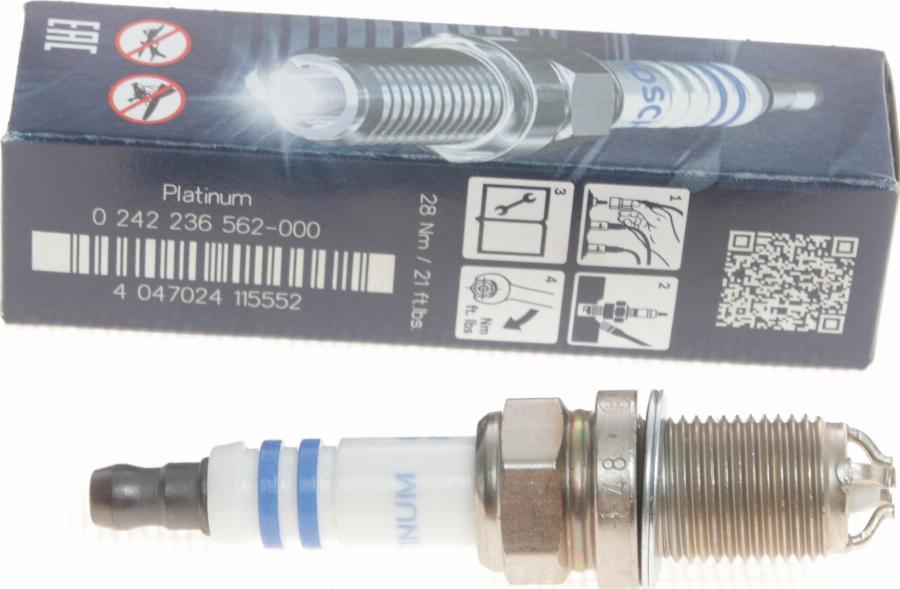 BOSCH 0 242 236 562 - Spark Plug parts5.com