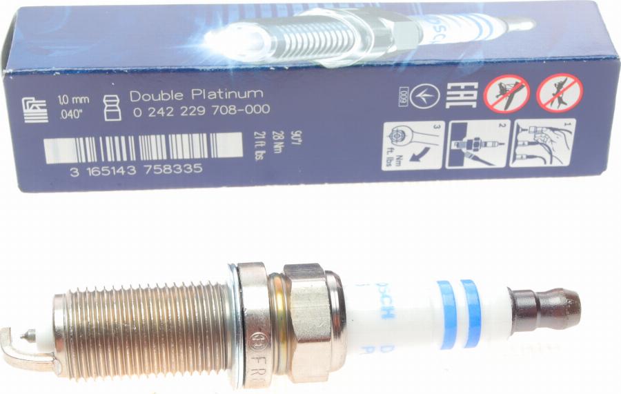 BOSCH 0 242 229 708 - Spark Plug parts5.com