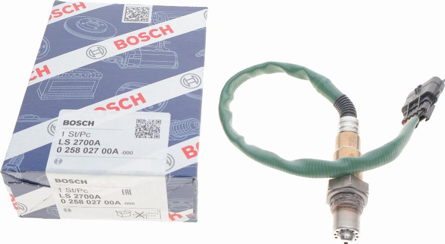 BOSCH 0 258 027 00A - Lambda Sensor parts5.com