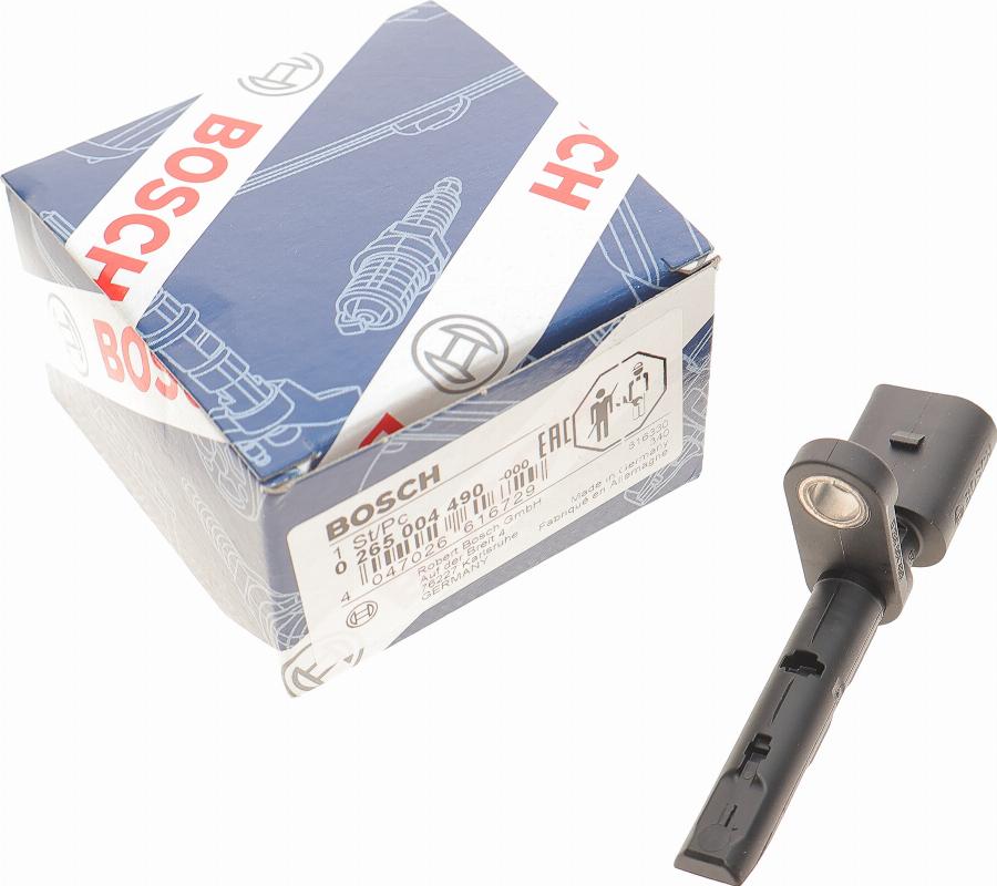 BOSCH 0 265 004 490 - Датчик ABS, частота вращения колеса parts5.com