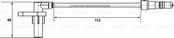 BOSCH 0 265 007 439 - Датчик ABS, частота вращения колеса parts5.com