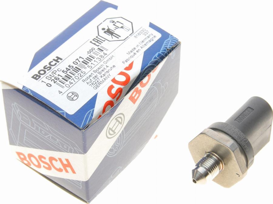 BOSCH 0 261 545 071 - Датчик, давление подачи топлива parts5.com