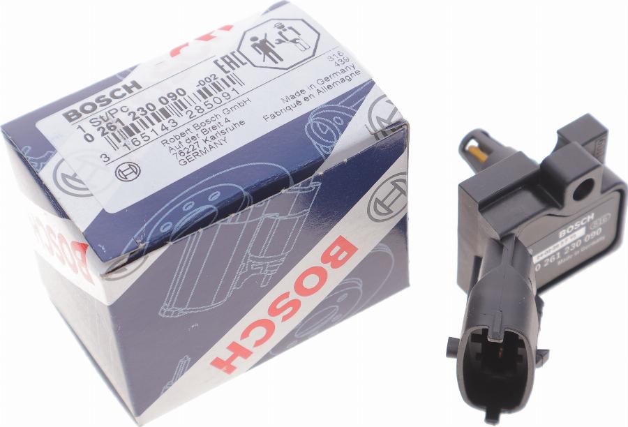 BOSCH 0 261 230 090 - Датчик, температура впускаемого воздуха parts5.com