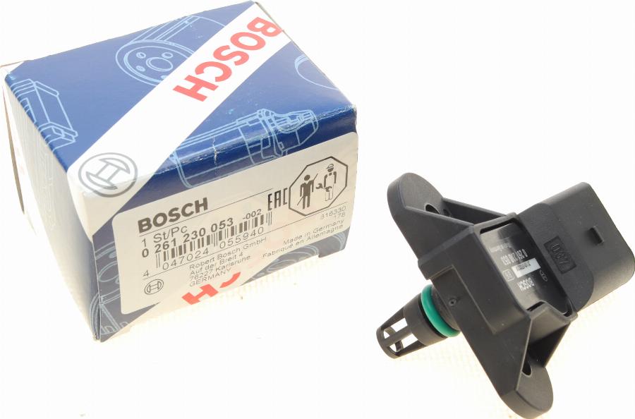 BOSCH 0 261 230 053 - Датчик давления, усилитель тормозной системы parts5.com