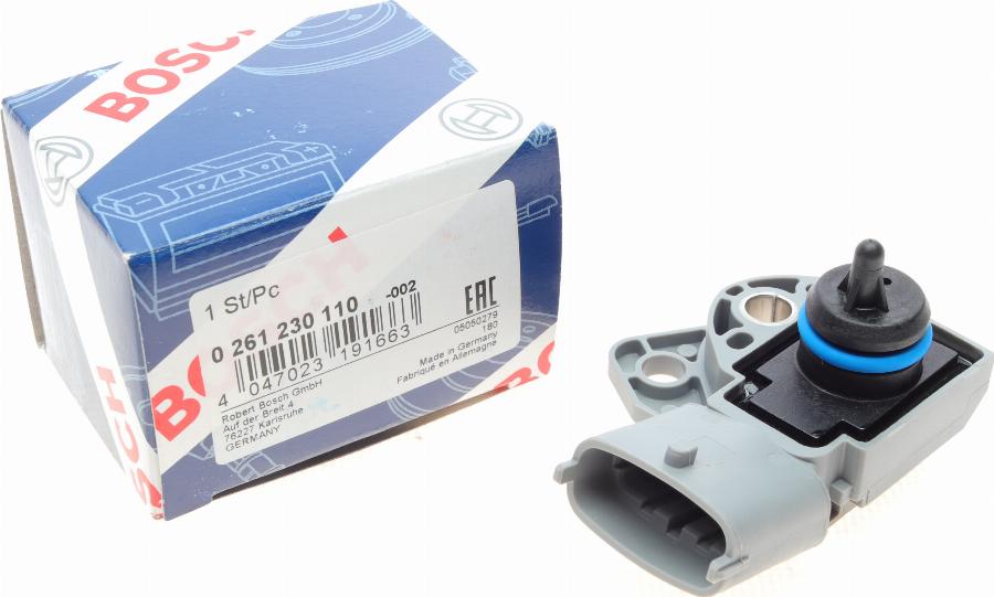 BOSCH 0 261 230 110 - Датчик, давление подачи топлива parts5.com