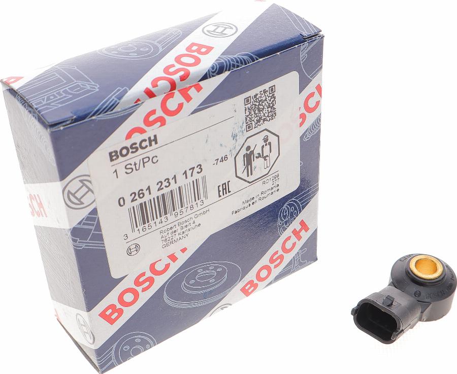 BOSCH 0 261 231 173 - Датчик детонации parts5.com