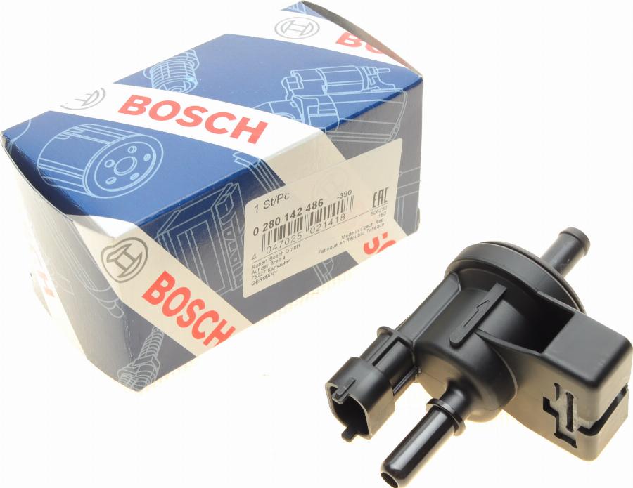 BOSCH 0 280 142 486 - Клапан вентиляции, топливный бак parts5.com