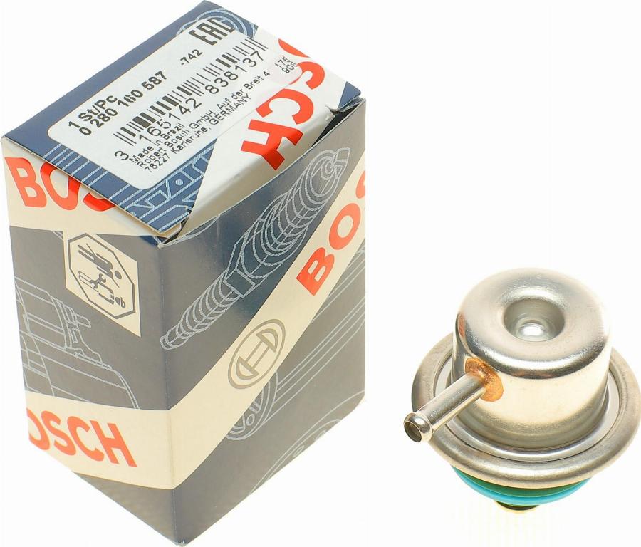 BOSCH 0 280 160 587 - Регулятор давления подачи топлива parts5.com