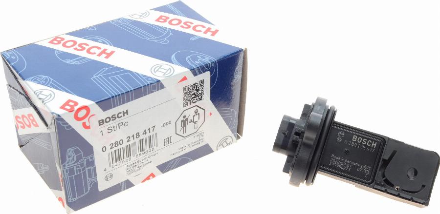 BOSCH 0 280 218 417 - Датчик потока, массы воздуха parts5.com