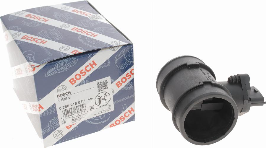 BOSCH 0 280 218 07E - Датчик потока, массы воздуха parts5.com