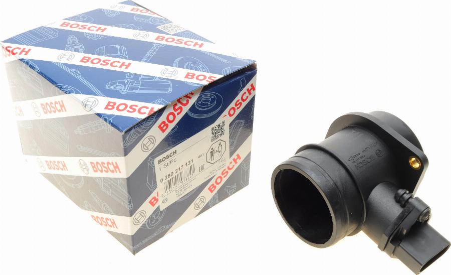 BOSCH 0 280 217 121 - Датчик потока, массы воздуха parts5.com