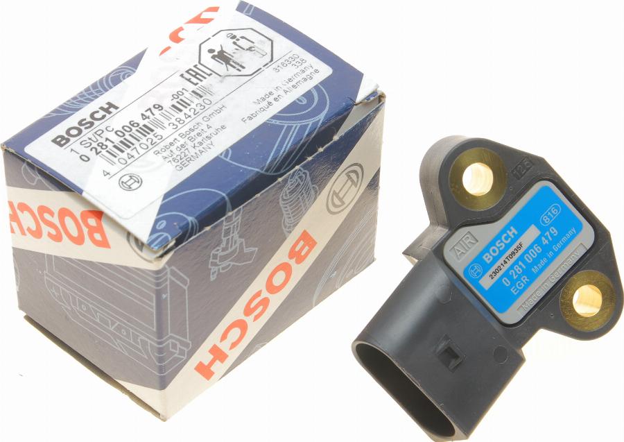 BOSCH 0 281 006 479 - Датчик, давление во впускной трубе parts5.com