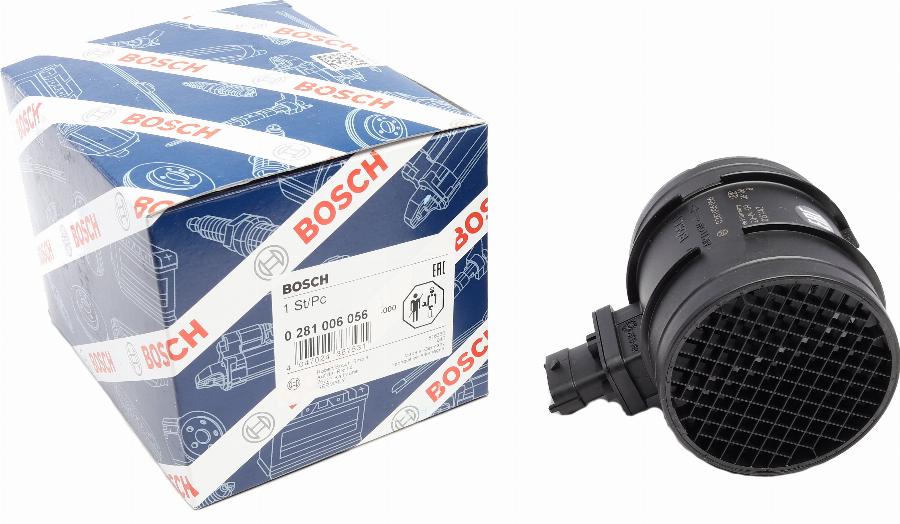 BOSCH 0 281 006 056 - Датчик потока, массы воздуха parts5.com