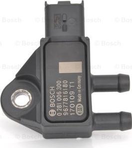 BOSCH 0 281 006 300 - Датчик, давление выхлопных газов parts5.com