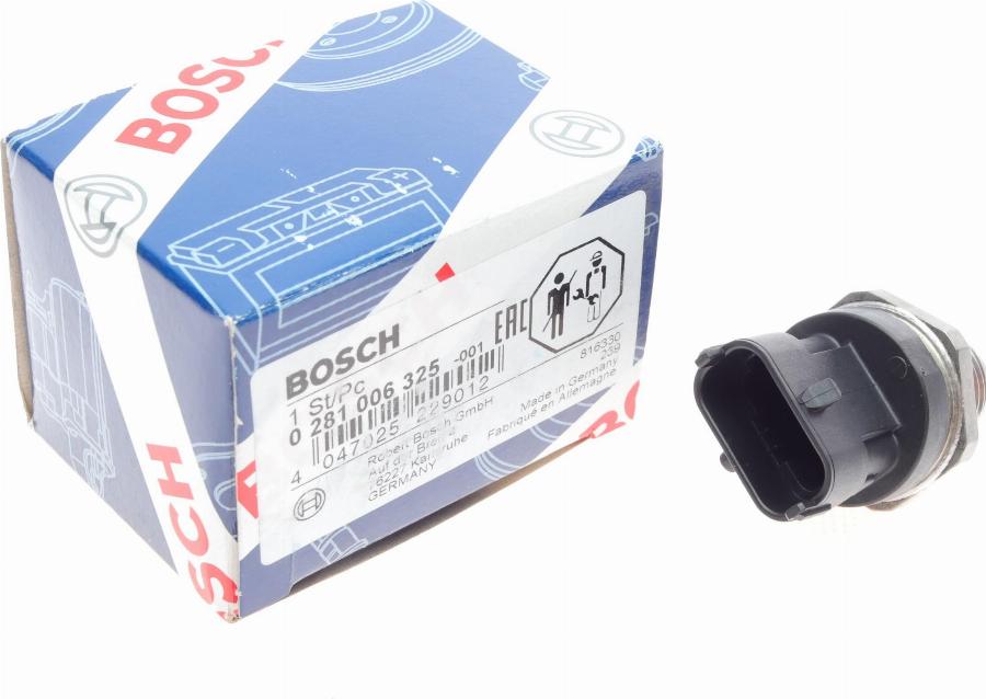 BOSCH 0 281 006 325 - Датчик, давление подачи топлива parts5.com