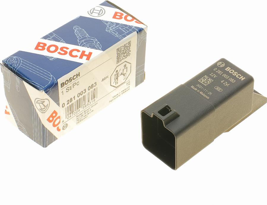 BOSCH 0 281 003 083 - Блок управления, реле, система накаливания parts5.com