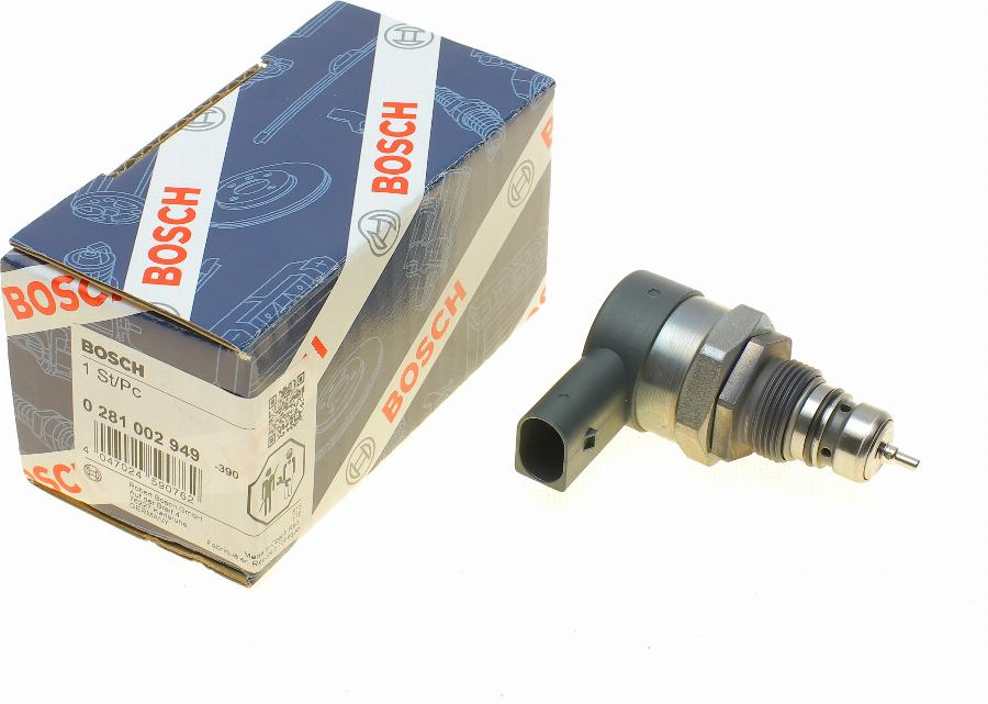 BOSCH 0 281 002 949 - Редукционный клапан, Common-Rail-System parts5.com