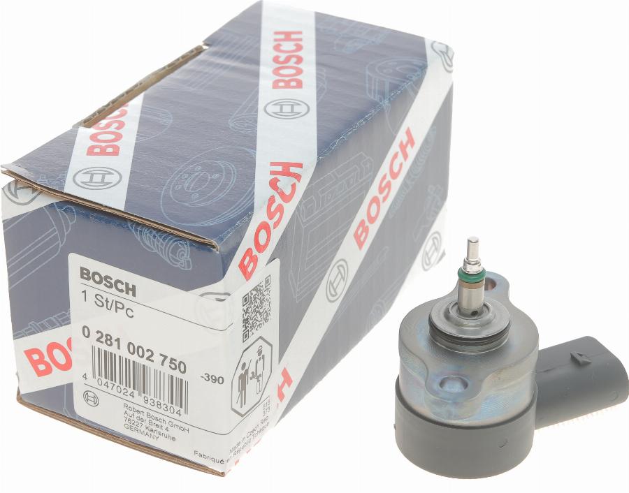 BOSCH 0 281 002 750 - Редукционный клапан, Common-Rail-System parts5.com