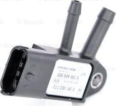 BOSCH 0 281 002 772 - Датчик, давление выхлопных газов parts5.com