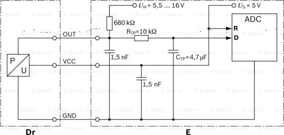 BOSCH 0 281 002 772 - Датчик, давление выхлопных газов parts5.com