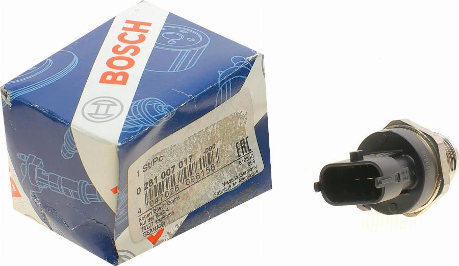 BOSCH 0 281 007 017 - Датчик, давление подачи топлива parts5.com