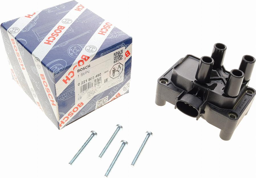 BOSCH 0 221 503 490 - Катушка зажигания parts5.com