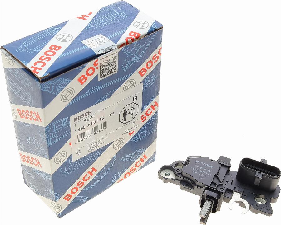 BOSCH 1 986 AE0 116 - Регулятор напряжения, генератор parts5.com